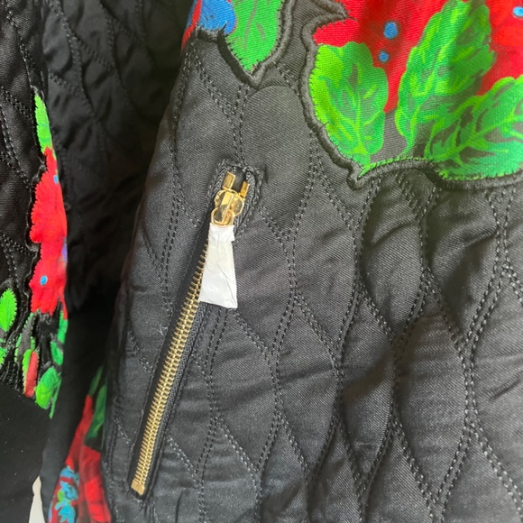 NWT KENZO x H&M Short Coat REVERSIBLE SILK KIMONO Quilted Bomber Jacket Medium - Picture 11 of 16